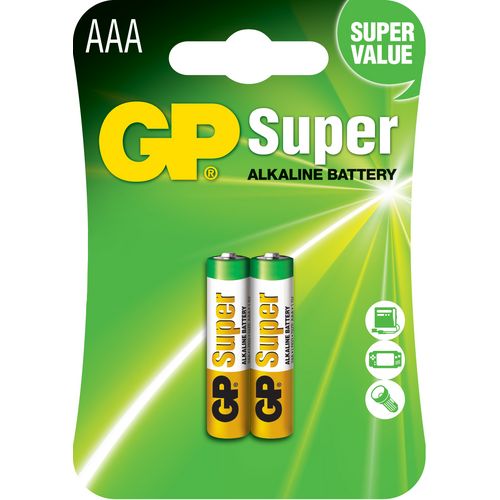 24AE-2U2 - Lot de 2 piles AAA Super Alcaline
