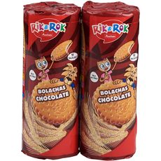 Auchan Rik Rok Biscuits Fourres Ronds Saveur Chocolat 2x300g Pas Cher A Prix Auchan