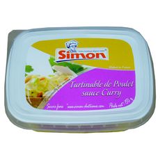 SIMON Tartinable de poulet sauce curry 150g