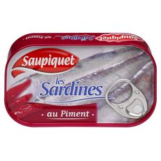 SAUPIQUET Sardines au piment 120g