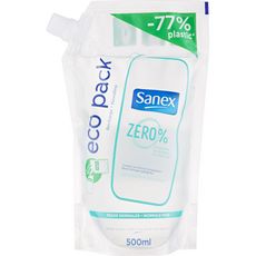 SANEX Zéro% recharge gel douche peaux normales 500ml