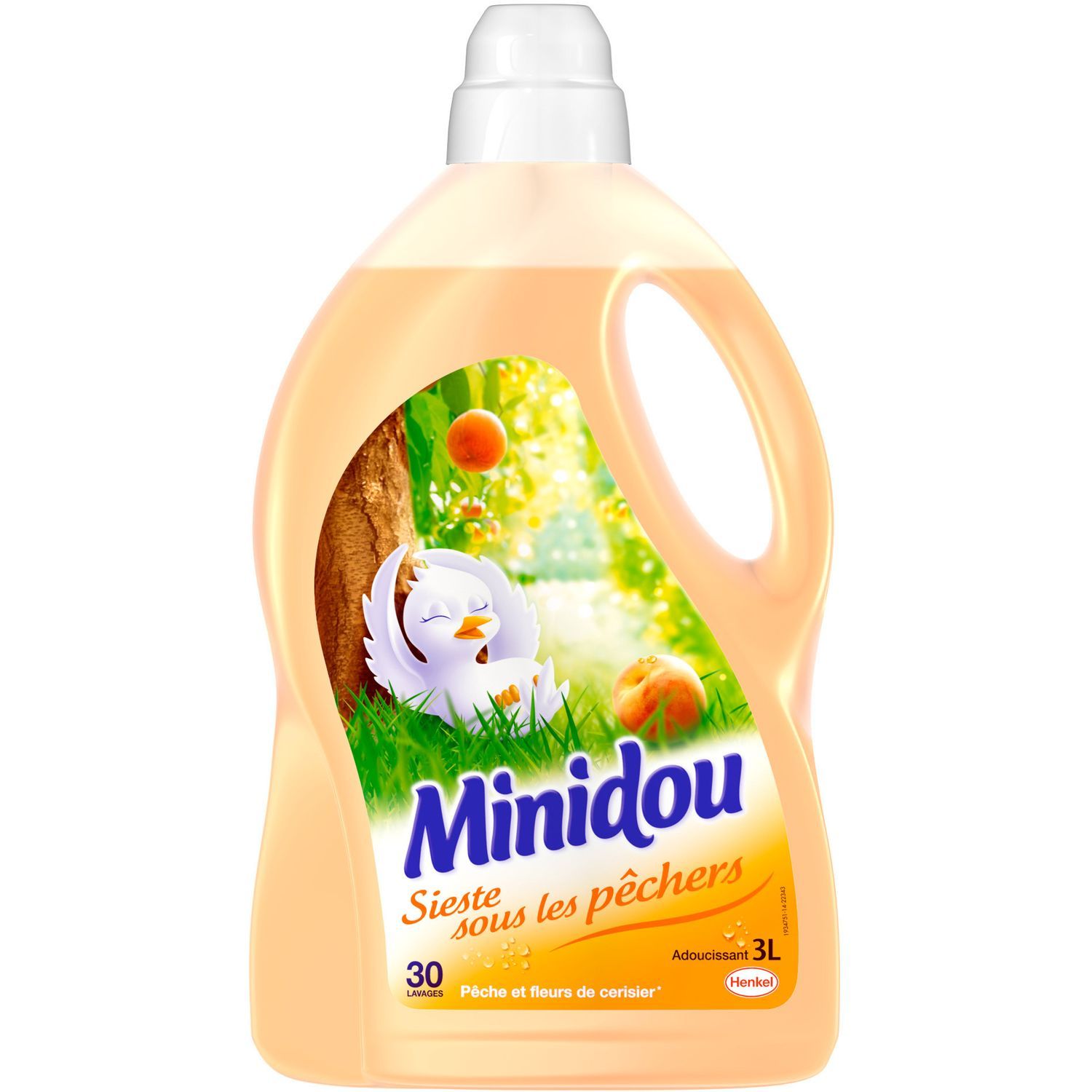 MINIDOU Minidou pulpe de pêche fleur de cerisier dose 3x250ml pas cher 