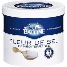 LA BALEINE La Baleine Fleur de sel de Méditerranée boîte ronde 125g 125g
