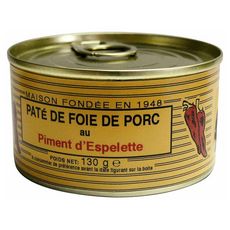 LOU GASCOUN Lou Gascoun pâté de foie de porc au piment d'espelette 130g