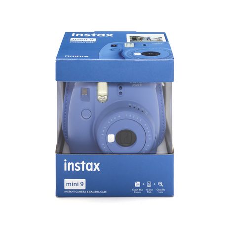 Appareil Photo Instantane Instax Mini 9 Kit Bleu Cobalt