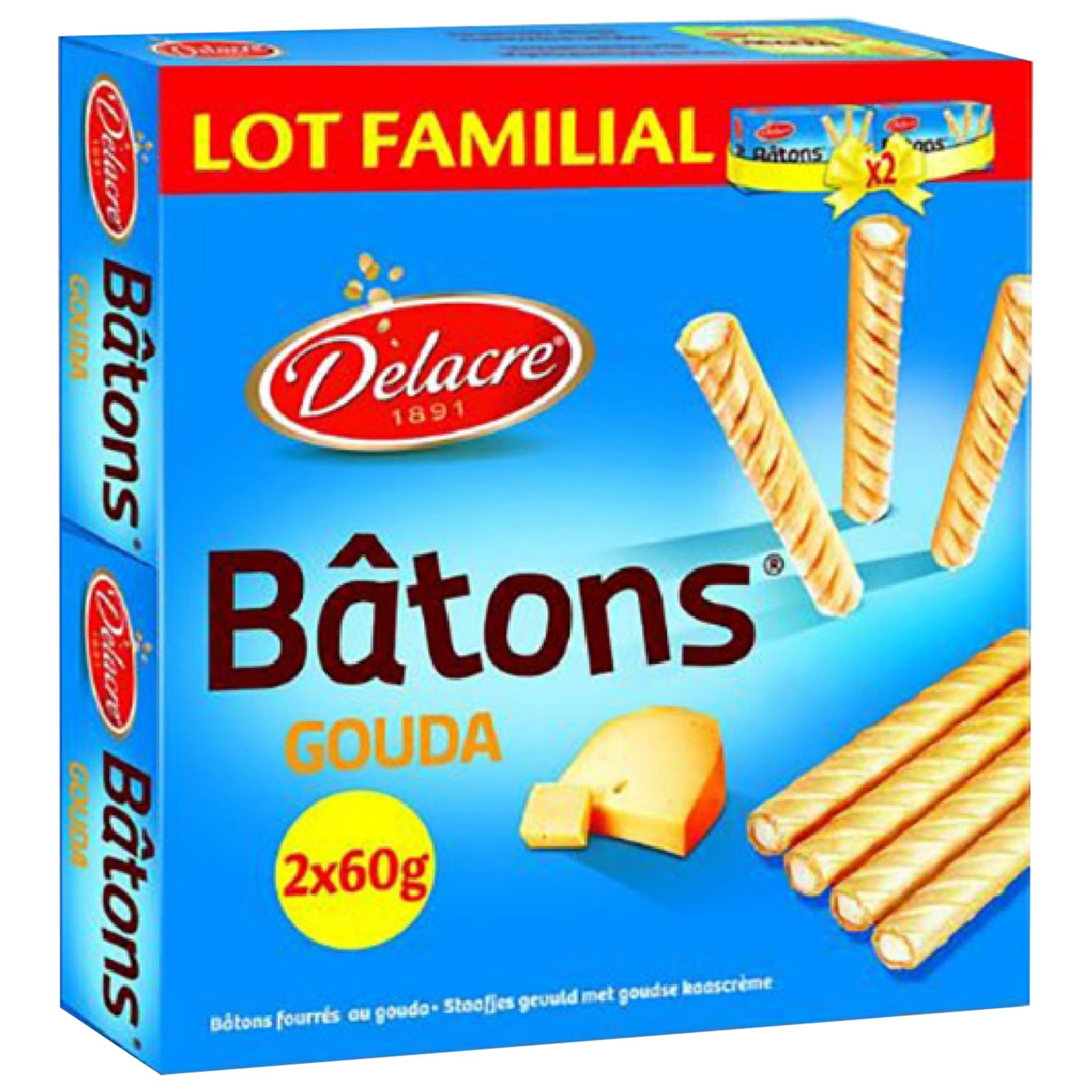 Delacre canasta gouda aperitif biscuits