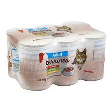 Auchan Bouchees Au Poisson En Sauce Pour Chat 6x400g Pas Cher A Prix Auchan