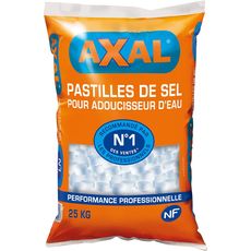 Axal Pastilles sel adoucisseur d'eau 25kg pas cher à prix ...