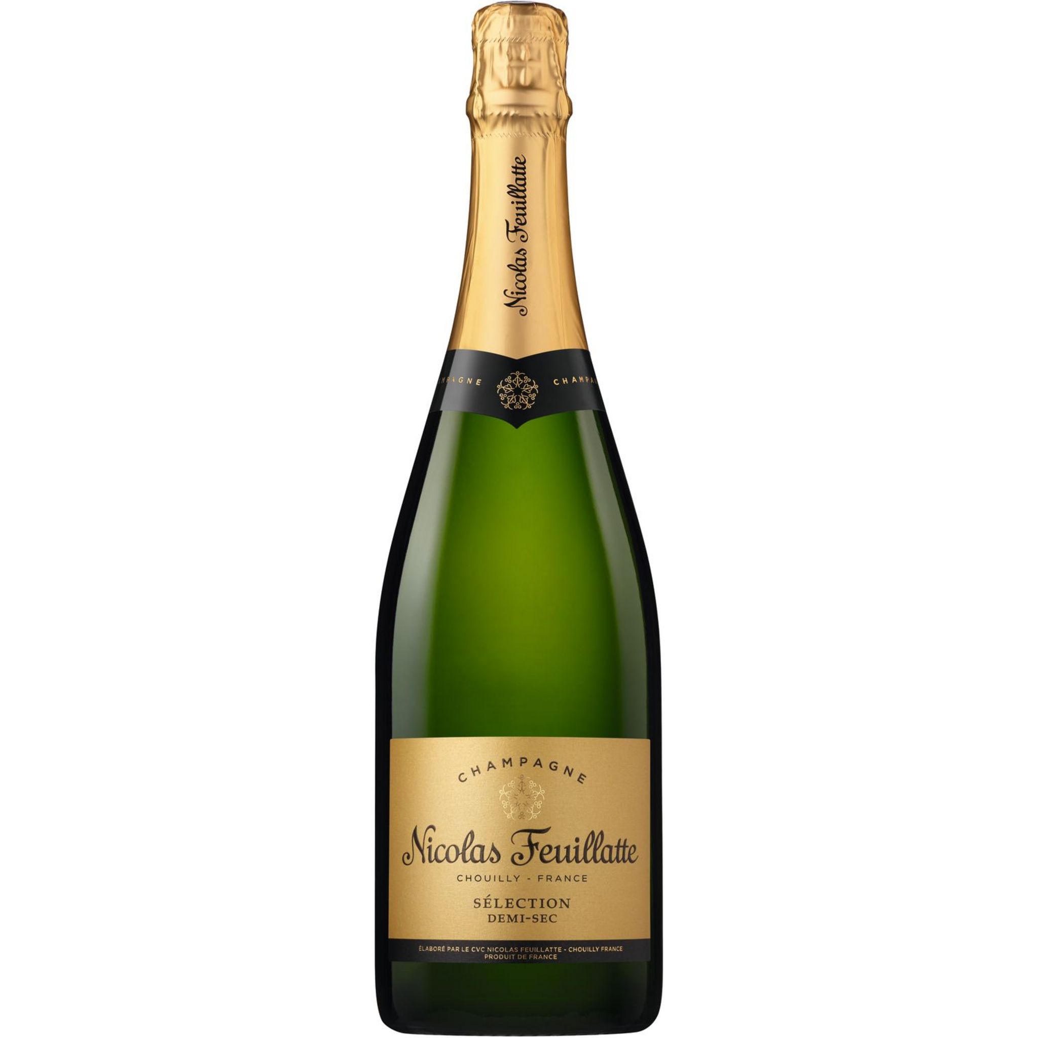 NICOLAS FEUILLATTE AOP Champagne demi-sec 75cl pas cher 