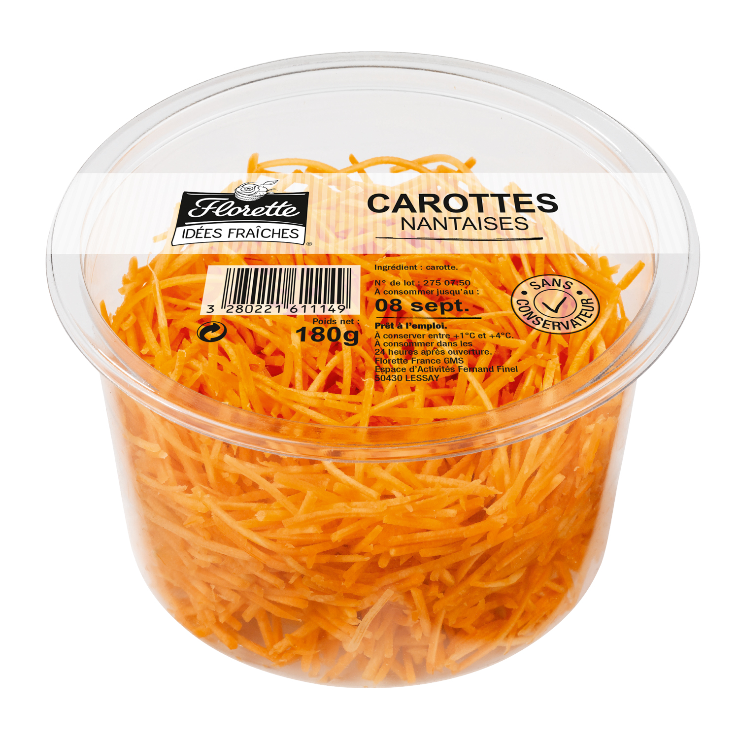 Carottes râpées - Florette