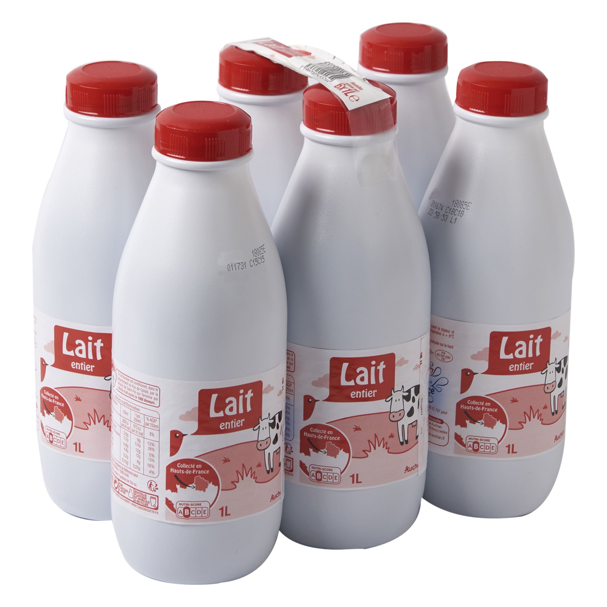 Auchan - Lait entier fortigrow 400g