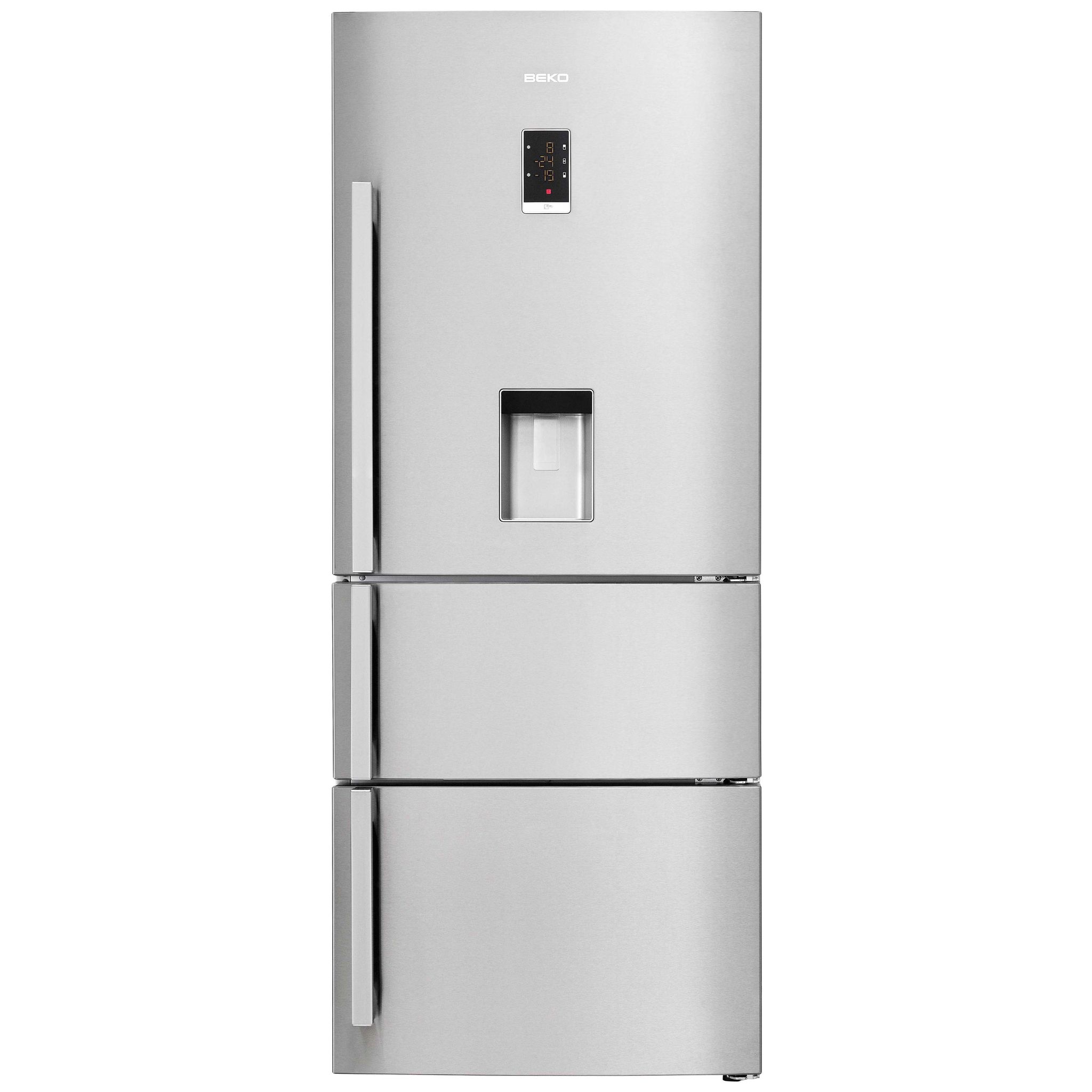 BEKO GNE530DW - Réfrigérateur multiportes- 530 L (378 + 152 L) - Froid  ventilé No frost - A+ - L 84 x H 182,5 cm - Blanc - Achat / Vente  réfrigérateur