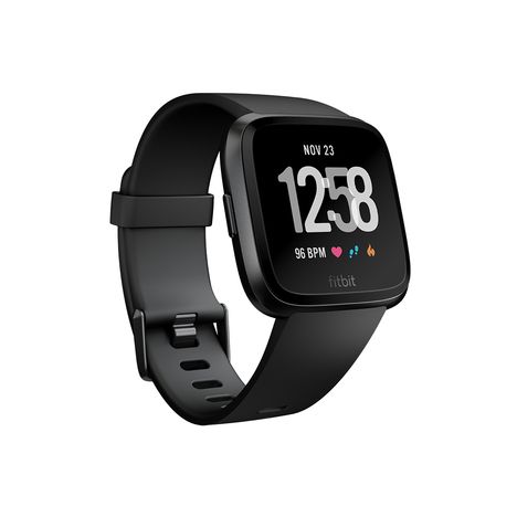 FIT BIT Montre connect e Versa Bluetooth Noir pas cher