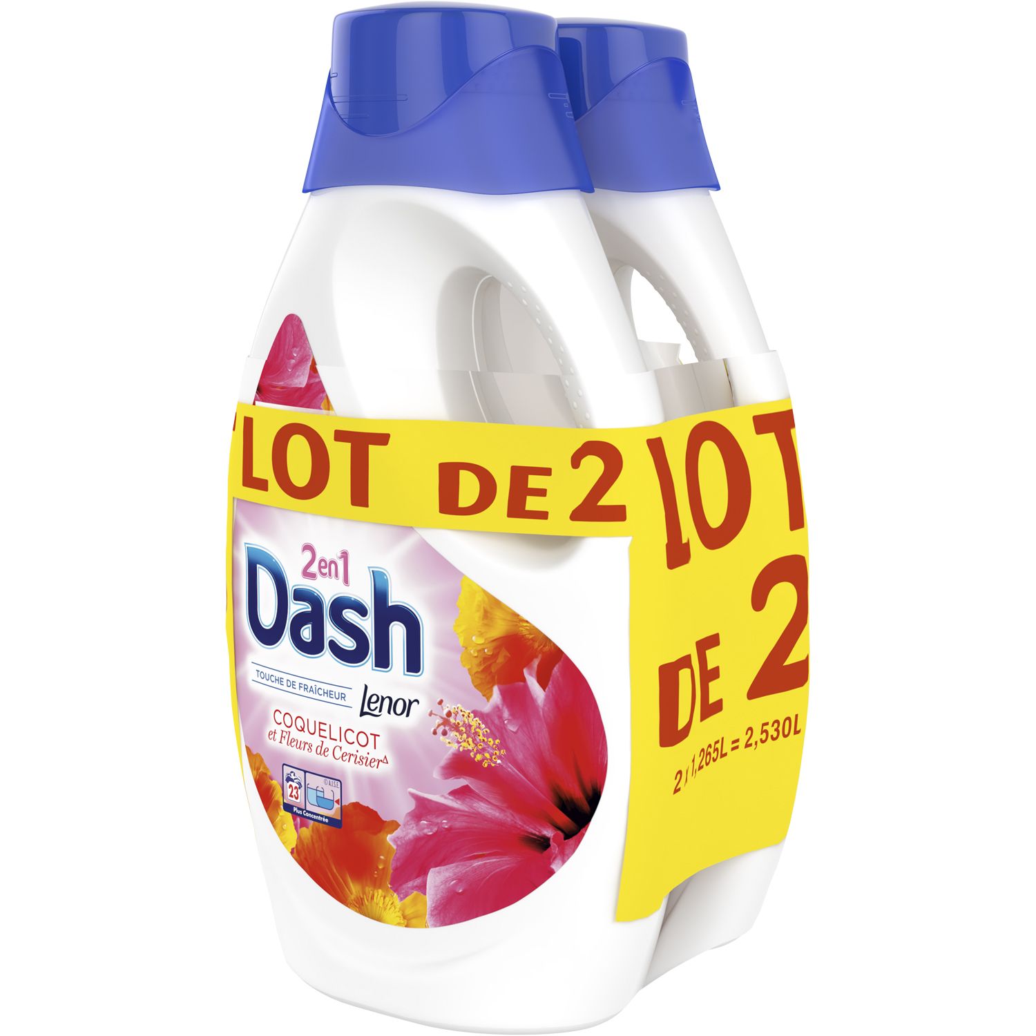 Dash 2 en 1 Touche de Fraîcheur Coquelicot & Fleurs de Cerisier