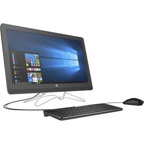 Ordinateur De Bureau Tout En Un 24 E055nf Intel Core I5 1 To 23 8 Pouces Gris Hp Pas Cher A Prix Auchan