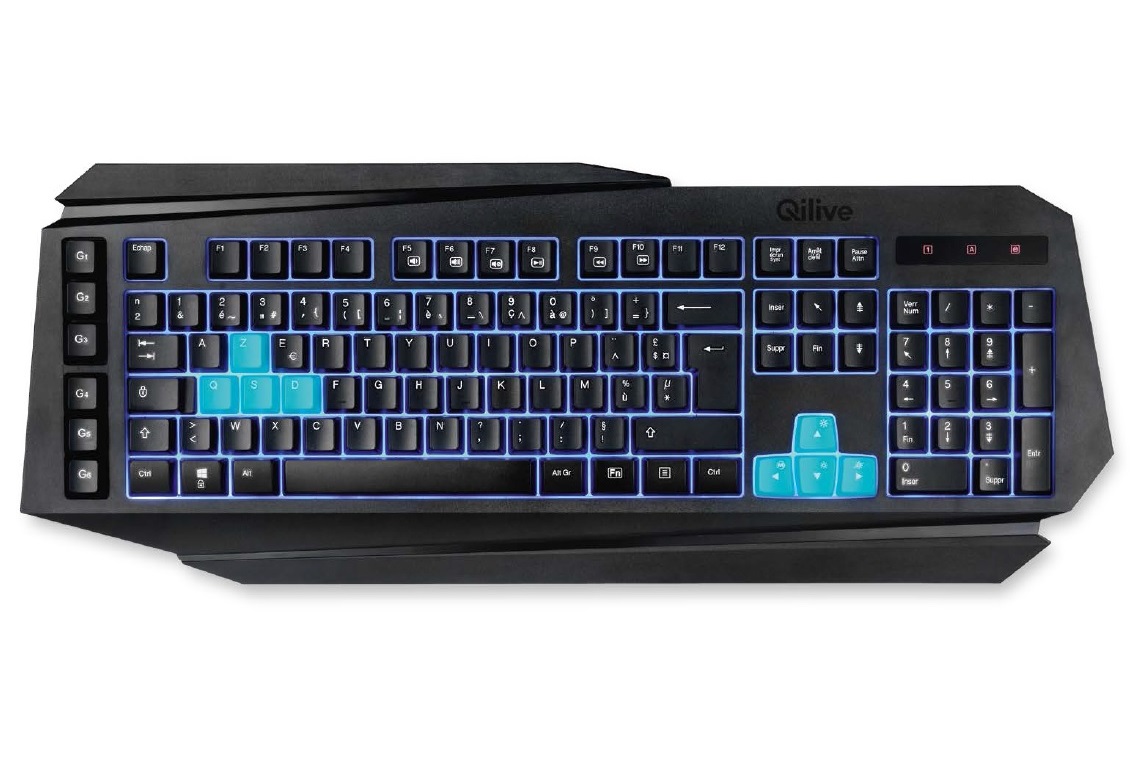 QILIVE Clavier Gamer filaire Q.8554 pas cher 