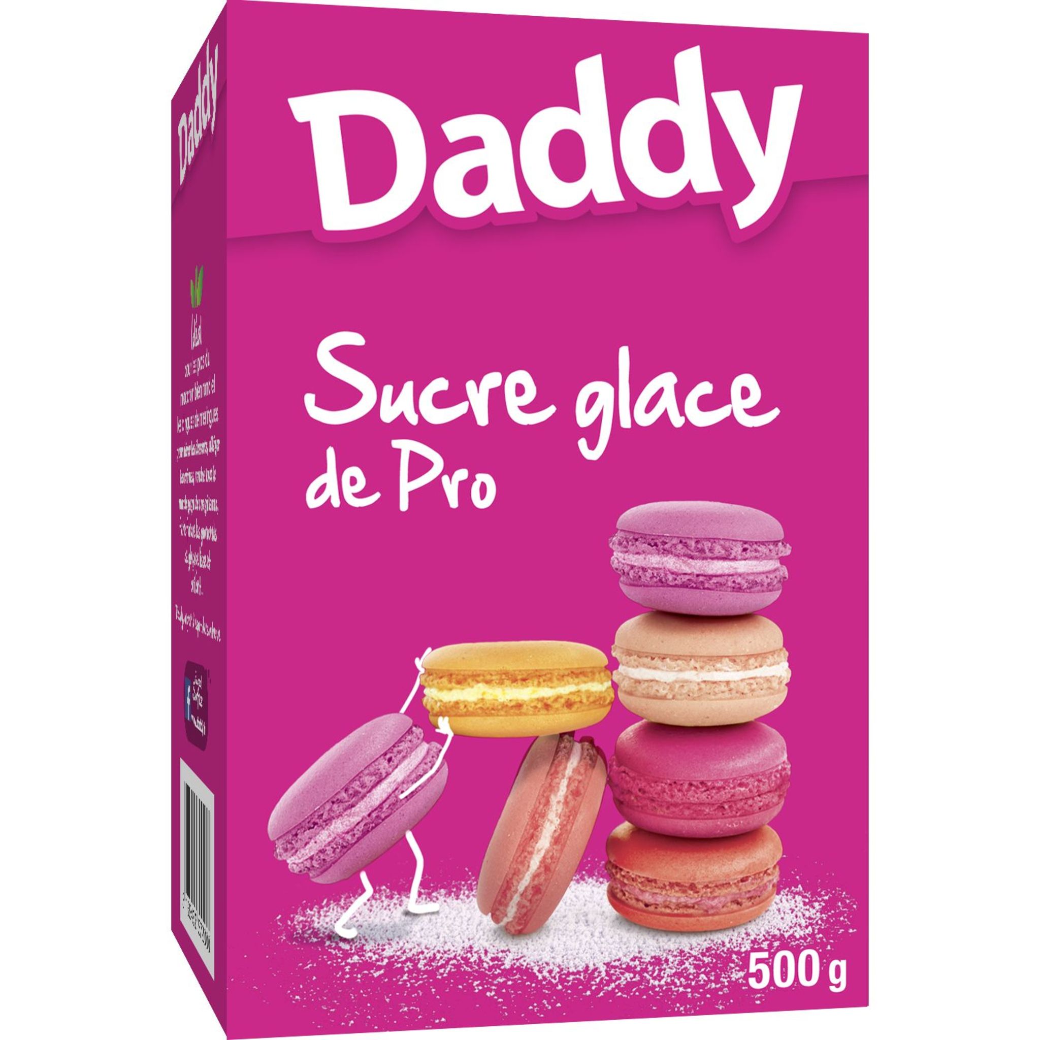 Sucre glace DADDY : le flacon de 500 g à Prix Carrefour