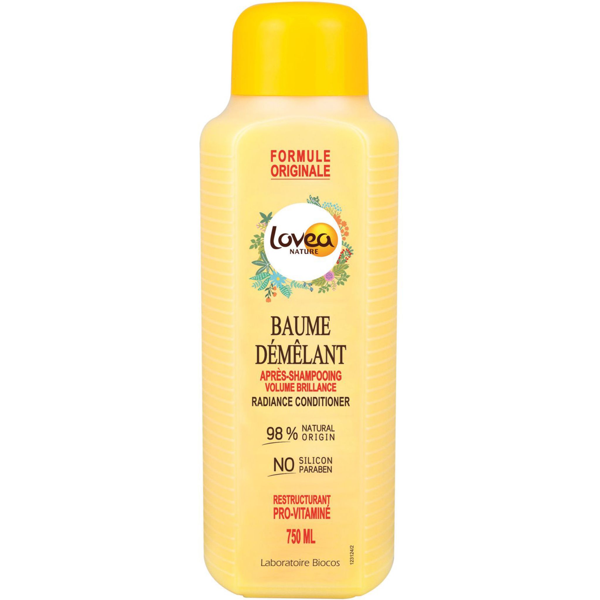 LOVEA Sandy baume démêlant bio-vitaminé 750ml pas cher 