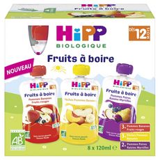 Auchan Baby Bio Petit Pot Dessert Pomme Fraise Banane Bio Des 4 Mois 4x100g Pas Cher A Prix Auchan