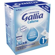 Gallia Gallia Coffret Naissance 6x70ml De 0 A 6 Mois Pas Cher A Prix Auchan