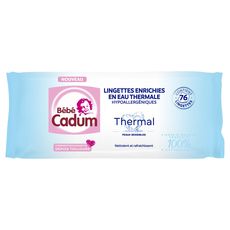 Bebe Cadum Bebe Cadum Lingettes Nettoyantes En Eau Thermale Pour Bebe X76 76 Lingettes Pas Cher A Prix Auchan
