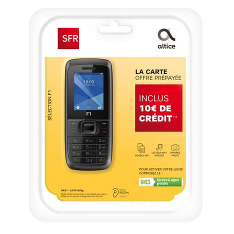 Carte Sim Prepayee Sfr Pas Cher A Prix Auchan