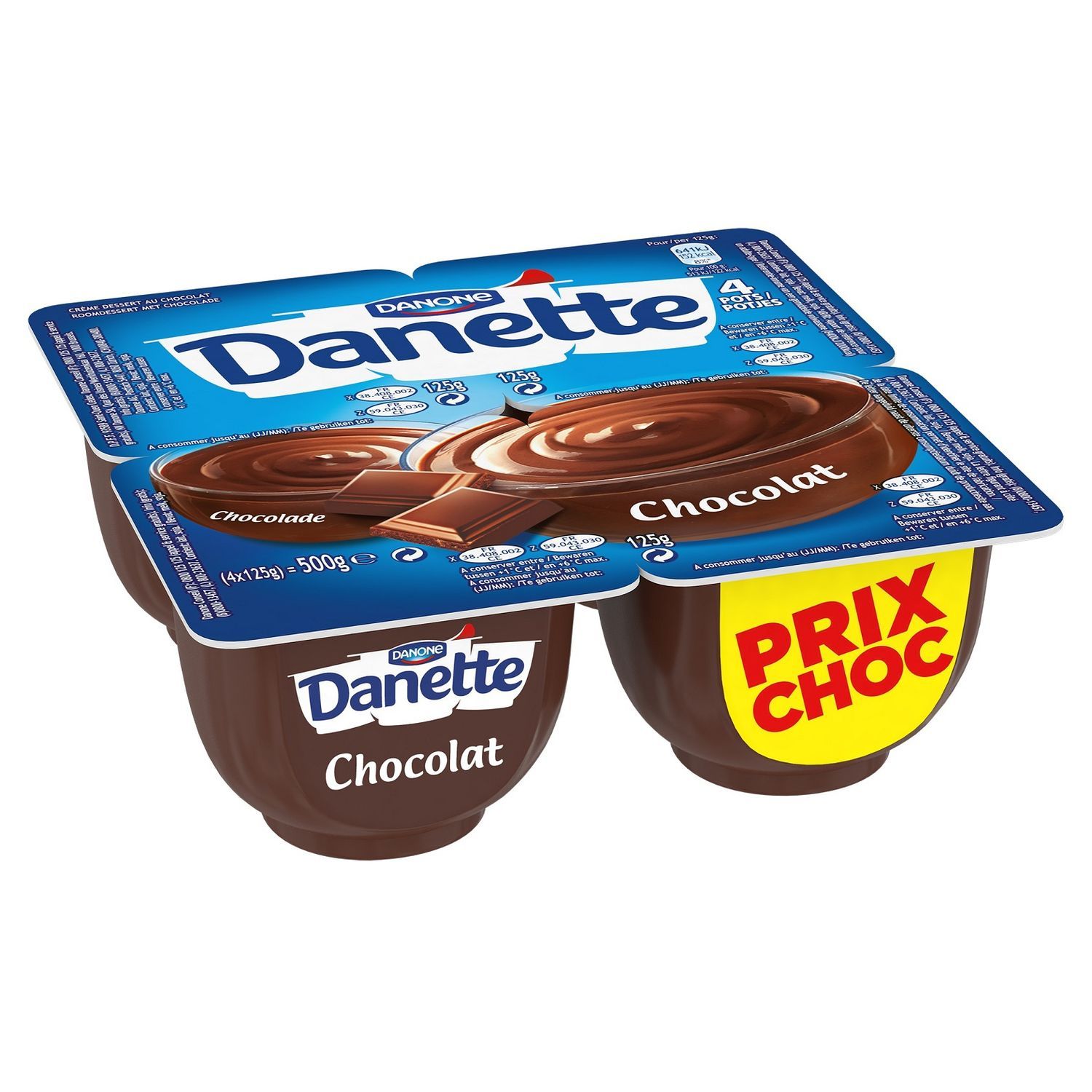 Achat / Vente Promotion Danette Chocolat, Lot de 2 paquets de 4x125g