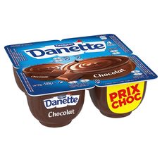 DANETTE Danette vanille 4x125g prix choc pas cher 