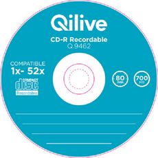 QILIVE Lot de 10 CD-R 700MB Slim Q.9462