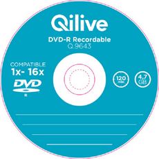 QILIVE Lot de 10 DVD-R Spindle 4.7 GB Q.9643
