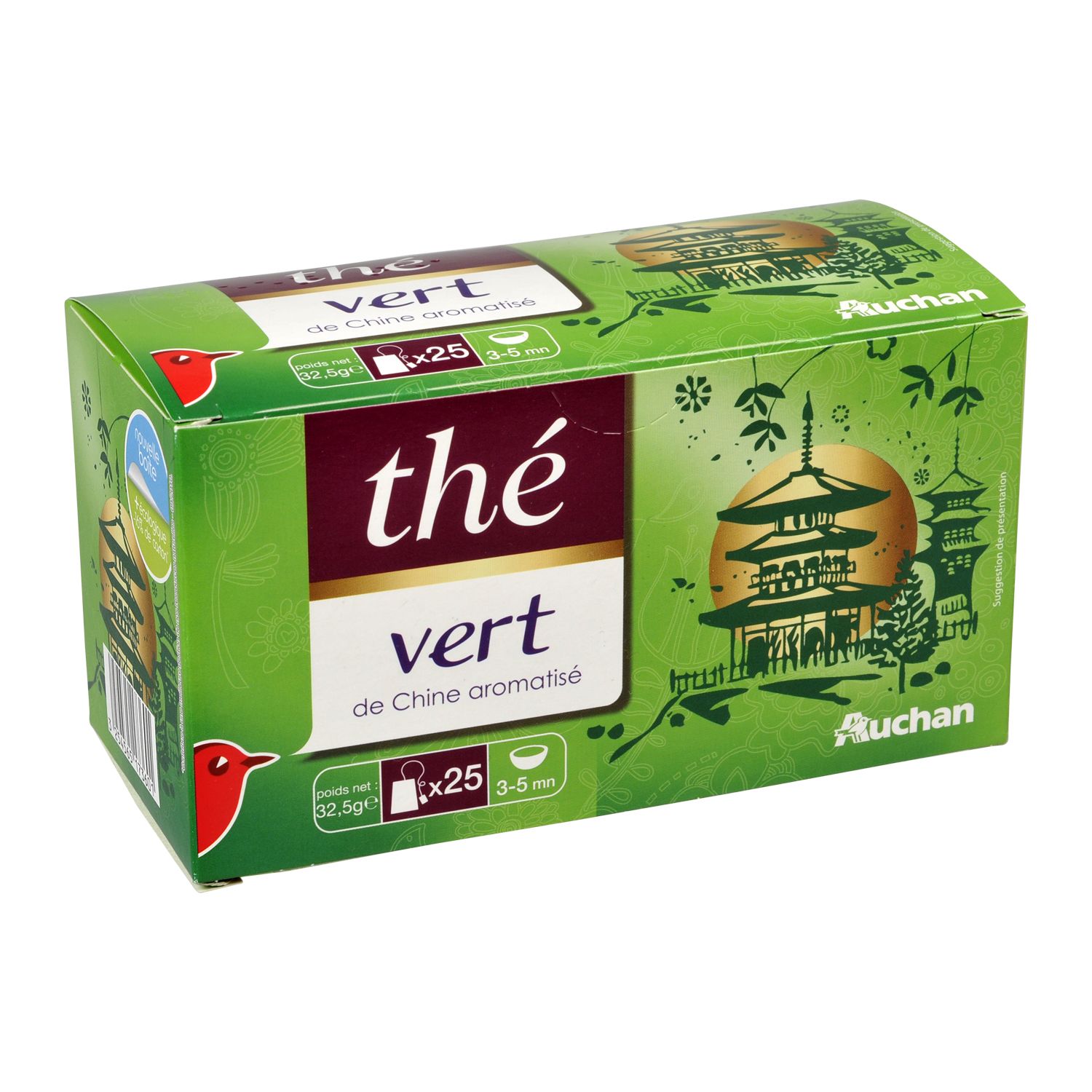 LIPTON Lipton thé vert fruits rouge sachet x25 -40g pas cher 