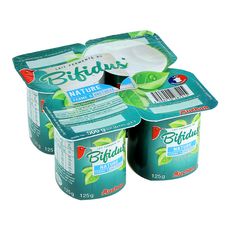 Auchan Yaourt Au Lait Fermente Nautre Au Bifidus 4x125g Pas Cher A Prix Auchan