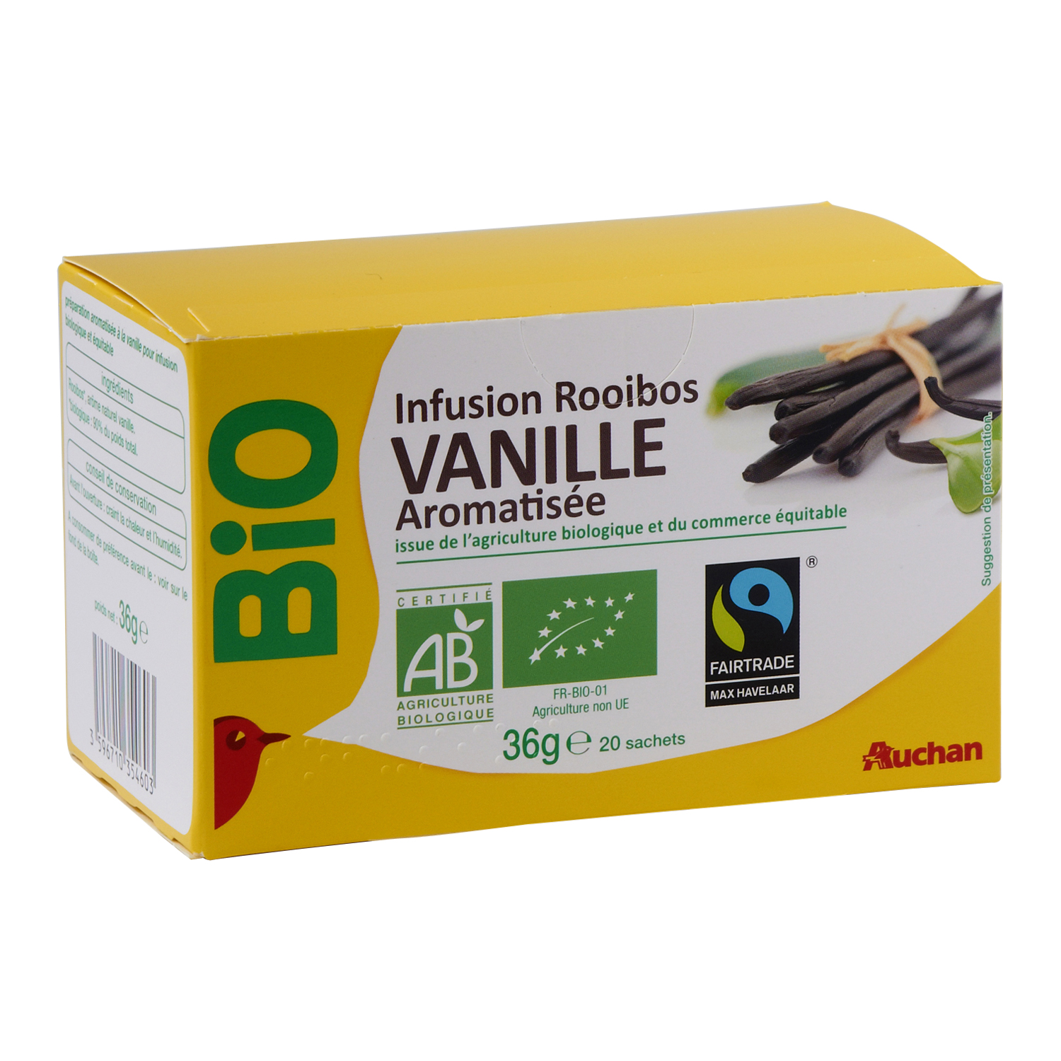 Infusion Rooibos Vanille en sachets