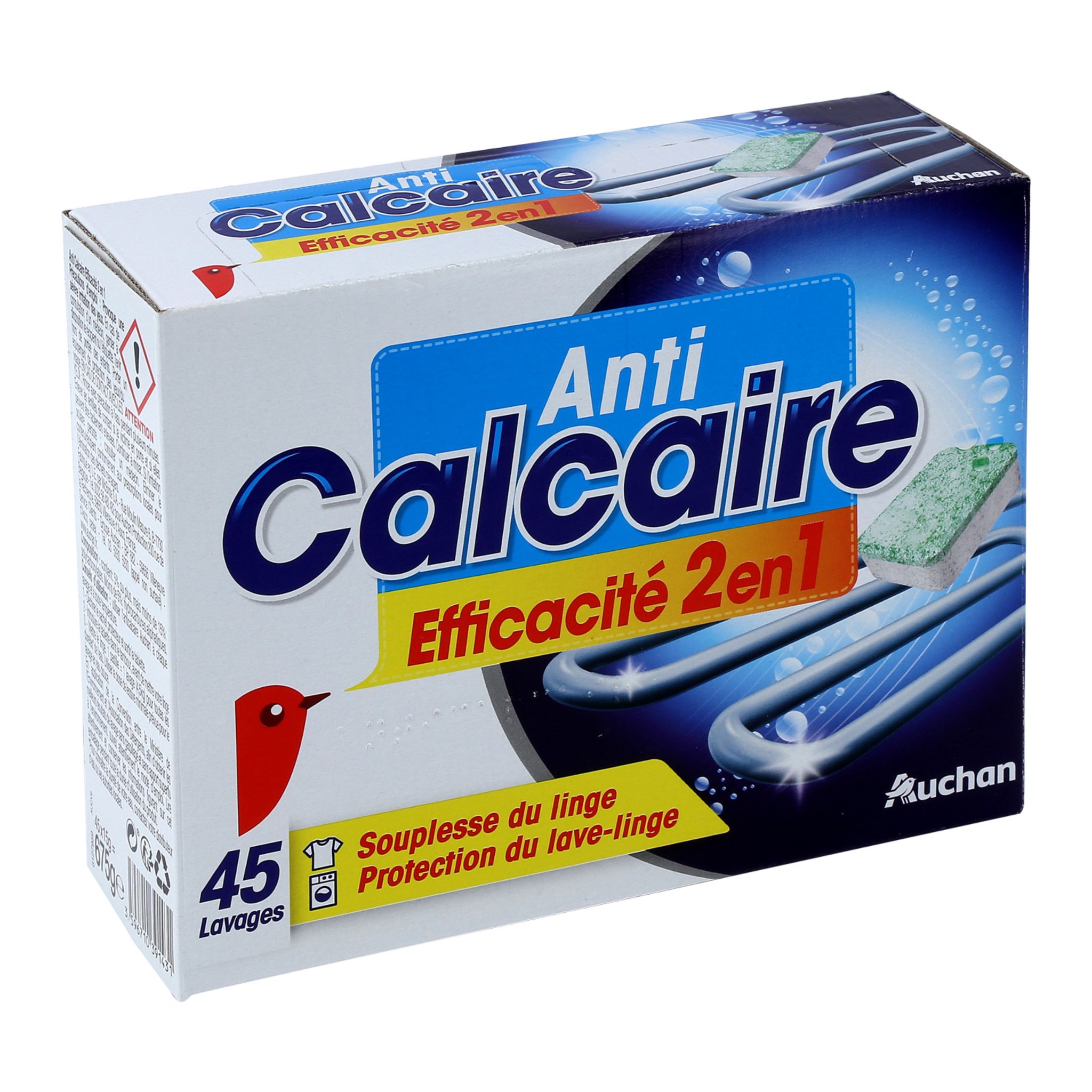 U ANTICALCAIRE LAVE-LINGE 16 PASTILLES DE 15 G