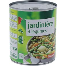 AUCHAN Jardinière 4 légumes 510g