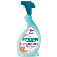 SANYTOL Spray désinfectant multi-usages pamplemousse citronnelle 500ml