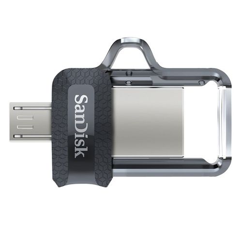 Clé USB Ultra dual drive - USB 3.0 - Micro USB - 128 Go - Noir