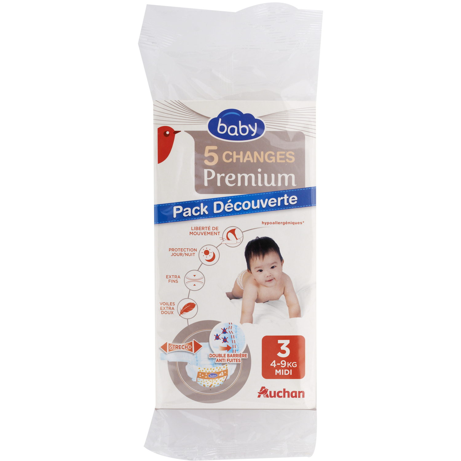 Auchan - Couche bébé premium S15