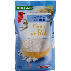 Auchan Mieux Vivre Farine De Riz Sans Gluten 500g Pas Cher A Prix Auchan