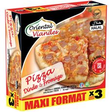 ORIENTAL Pizza jambon de dinde 900g