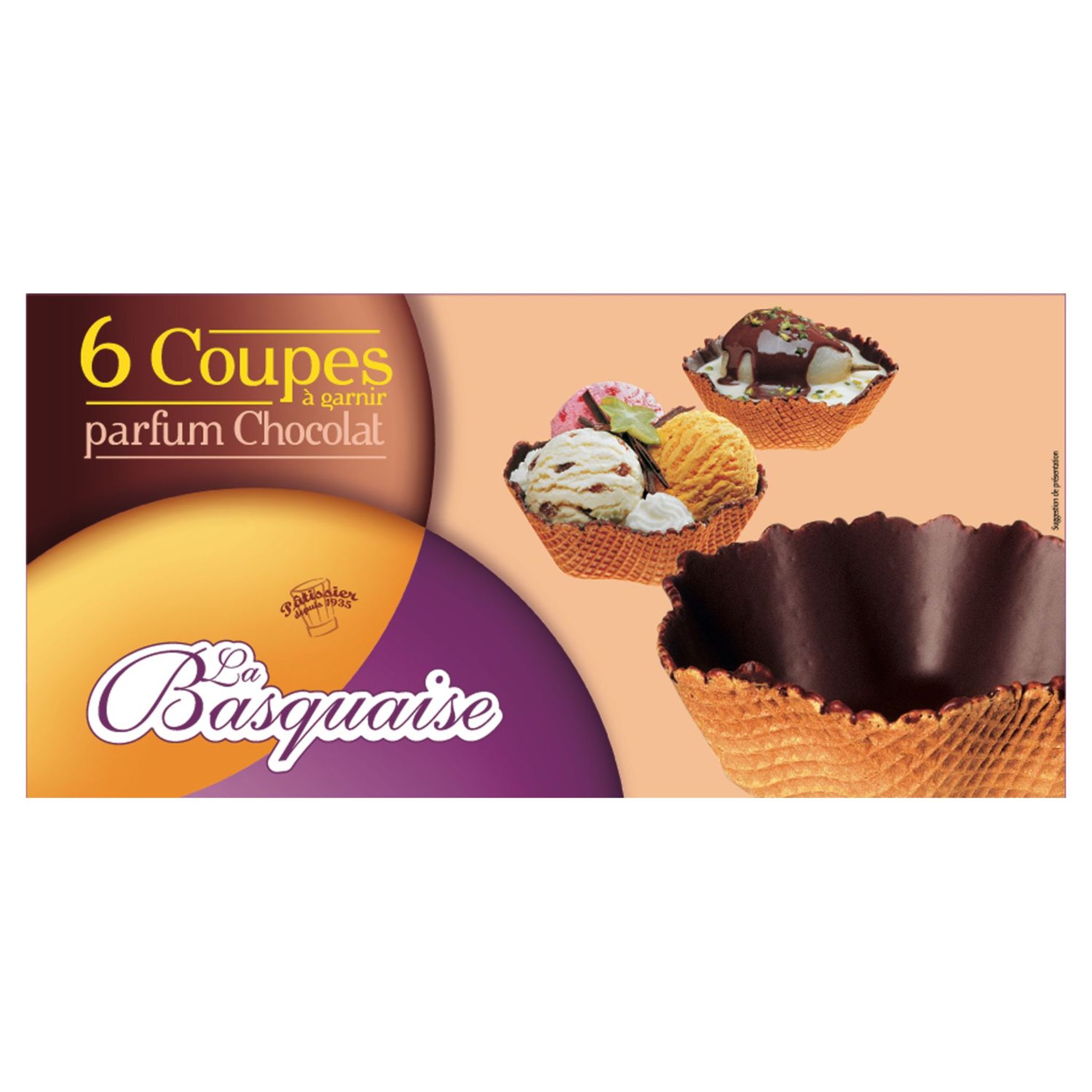 Chocolat glacé en coupelles x 10