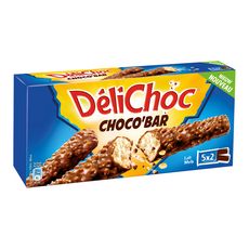 DELICHOC Choco'bar Biscuits au chocolat au lait 150g