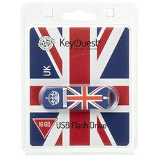 KEYOUEST Clé USB Royaume Uni 16Go
