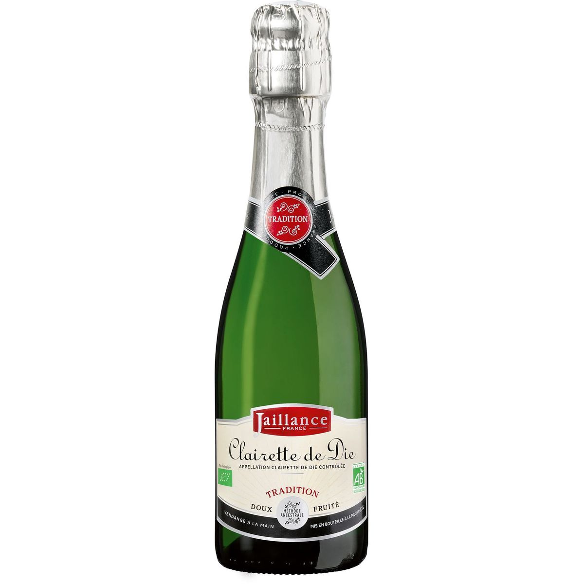 JAILLANCE Jaillance AOP Clairette de Die brut bio tradition 75cl 75cl pas cher à prix Auchan