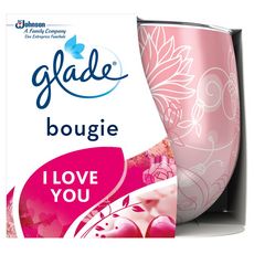 GLADE Bougie décorée i love you 1 bougie
