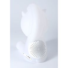 BIGBEN Enceinte portable Bluetooth lumineuse - Blanc - Luminus Licorne