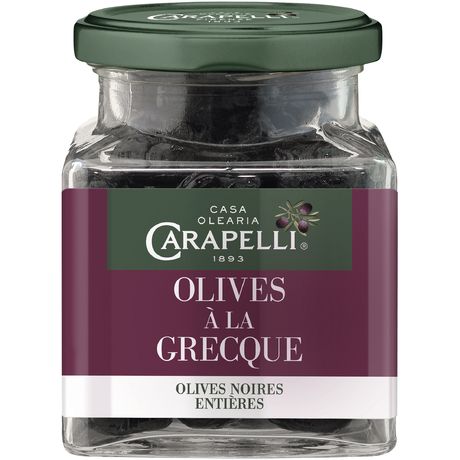 Carapelli olives noires à la grecque 135g