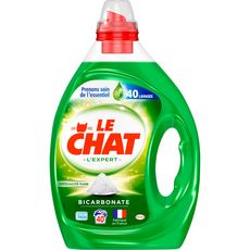 Le Chat Lessive Liquide Au Bicarbonate 40 Lavages 2l Pas Cher A Prix Auchan