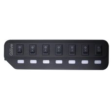 QILIVE HUB Q. 8929 - 7 Ports USB 3.0 - Noir