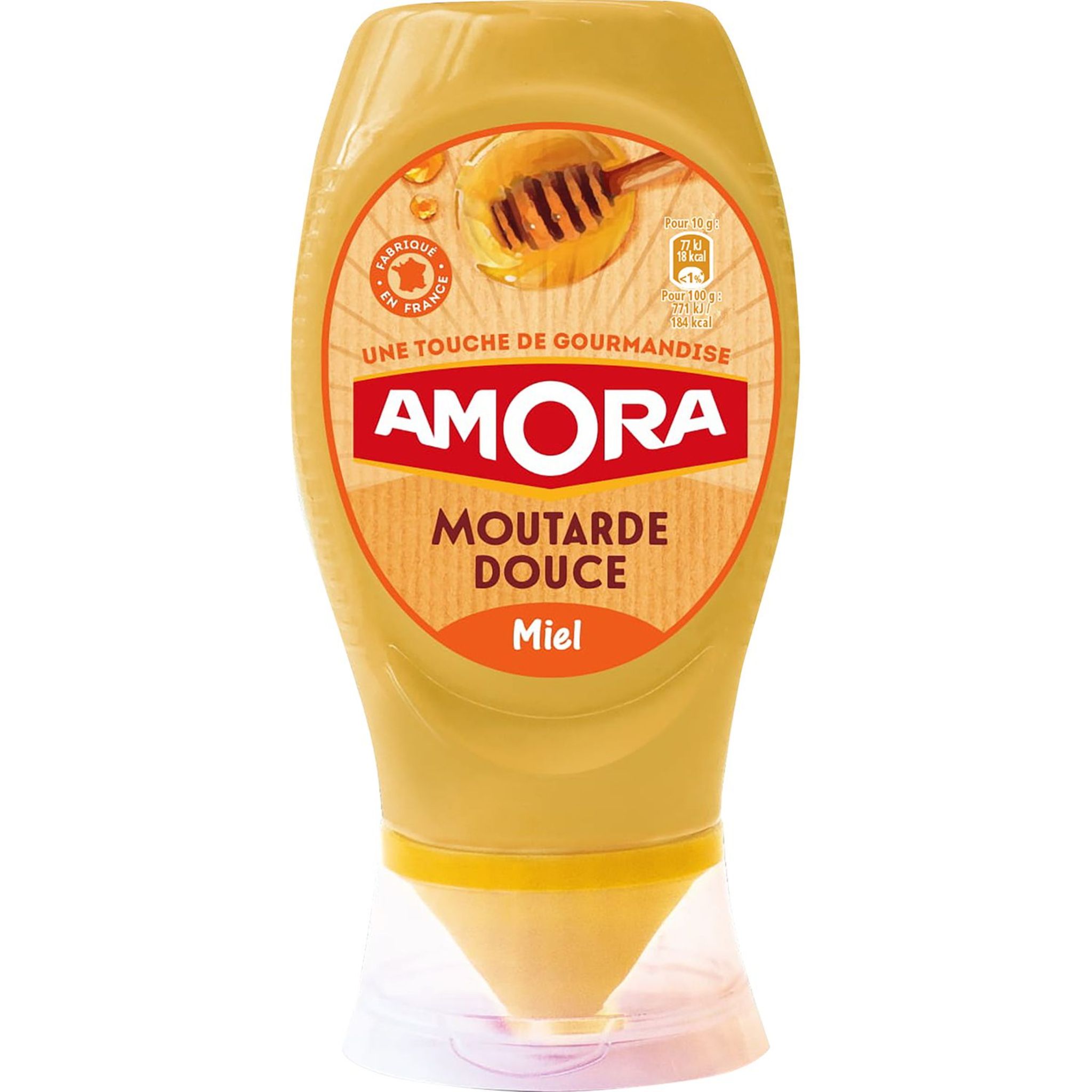 AMORA Amora moutarde douce & miel 260g pas cher 